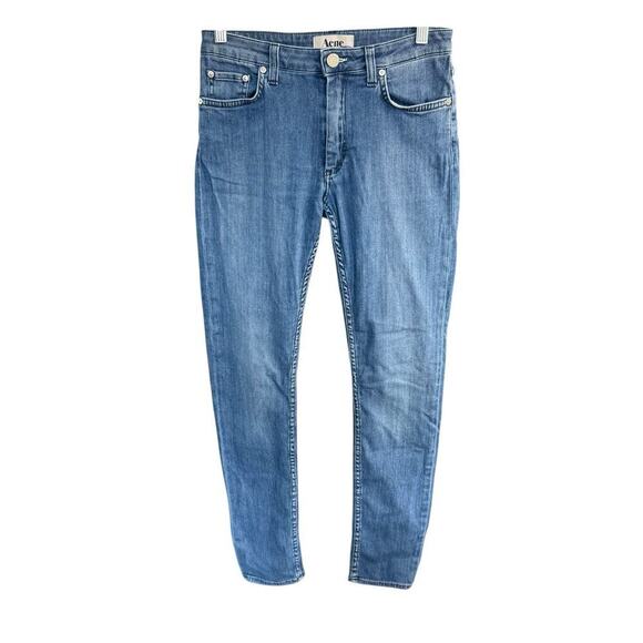 Acne Studios Flex S Atlantis Skinny Jeans Blue Size 28 - Picture 1 of 13